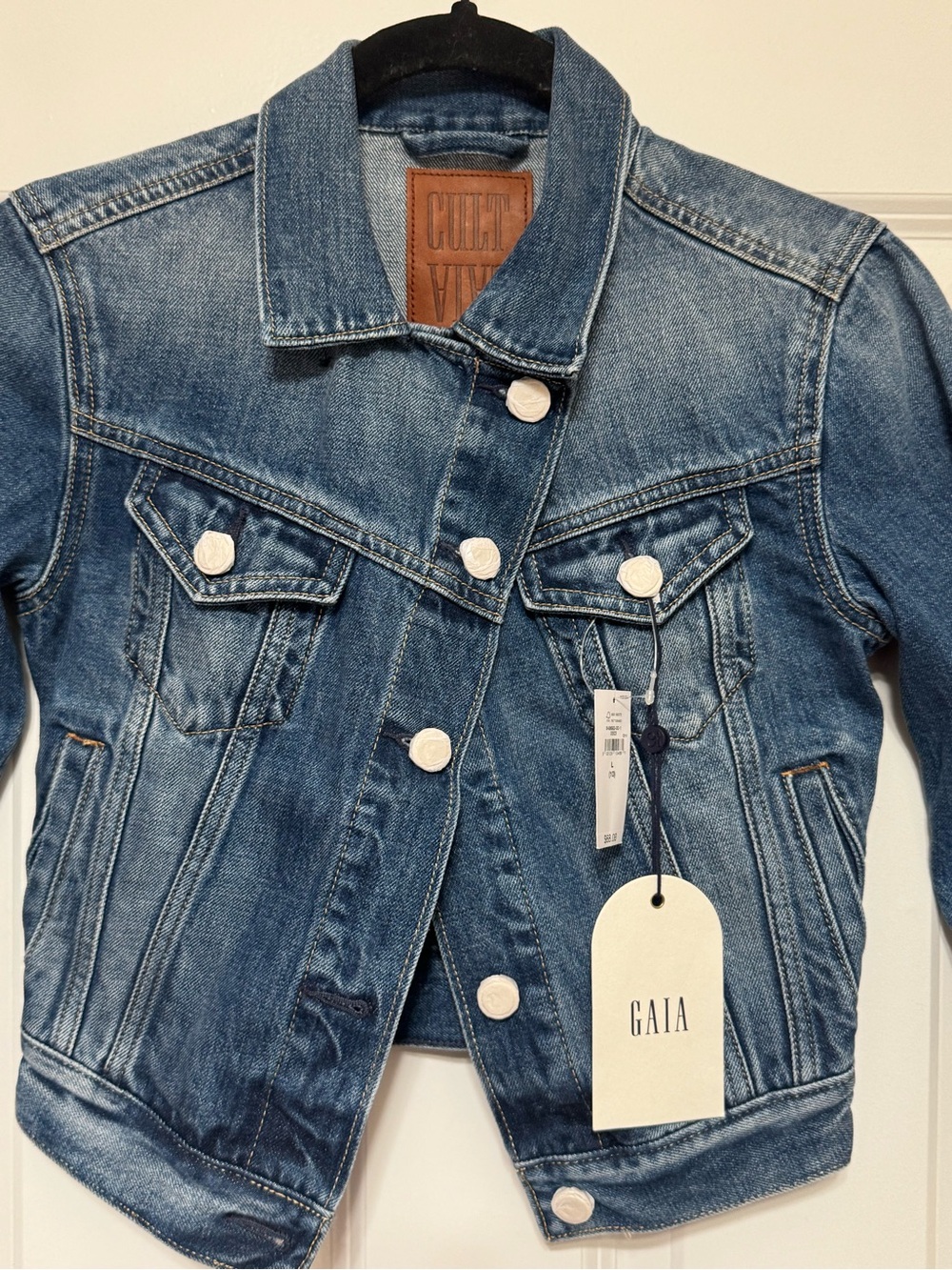 Cult Gaia X Gap Jacket Kids Large(10)   Blue Denim